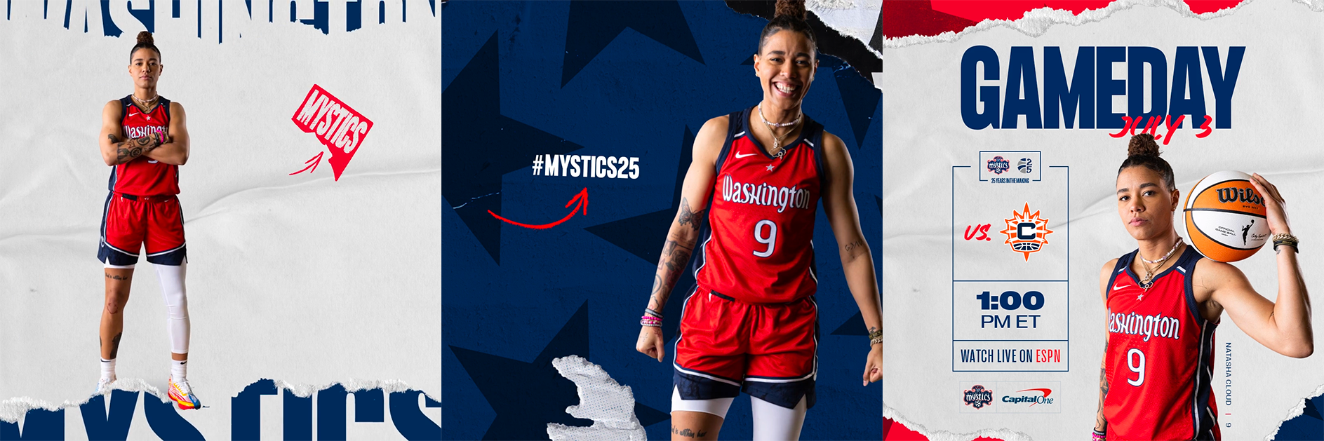 WNBA Washington Mystics Natasha Cloud