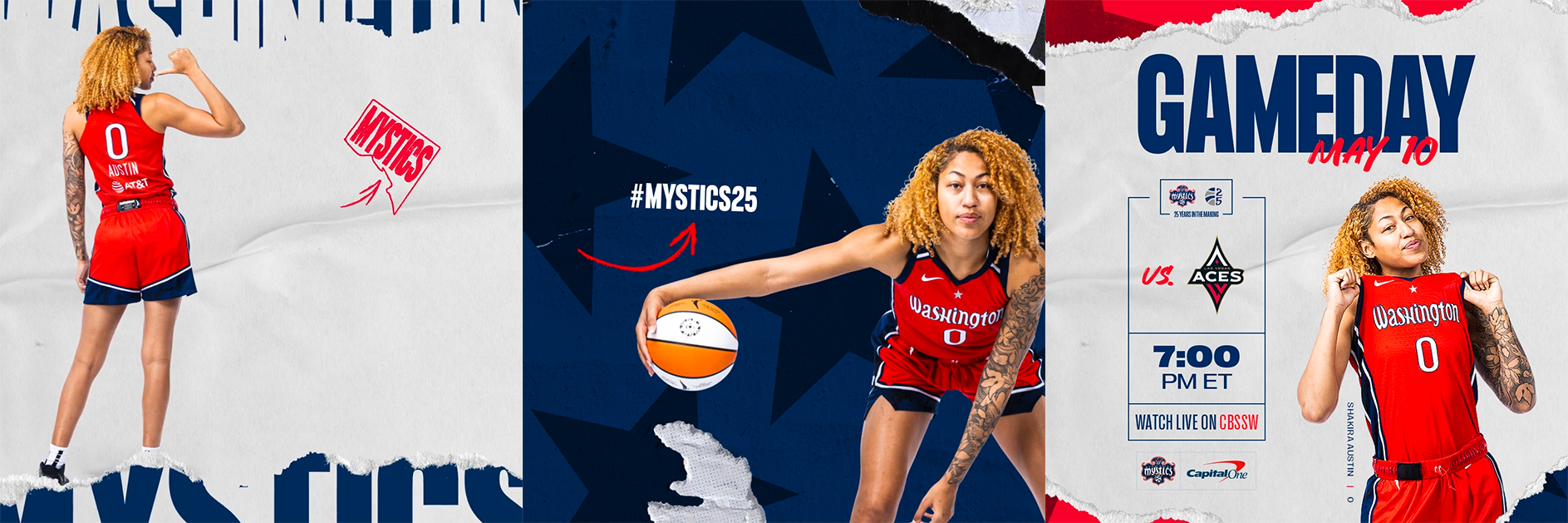 WNBA Washington Mystics Shakira Austin