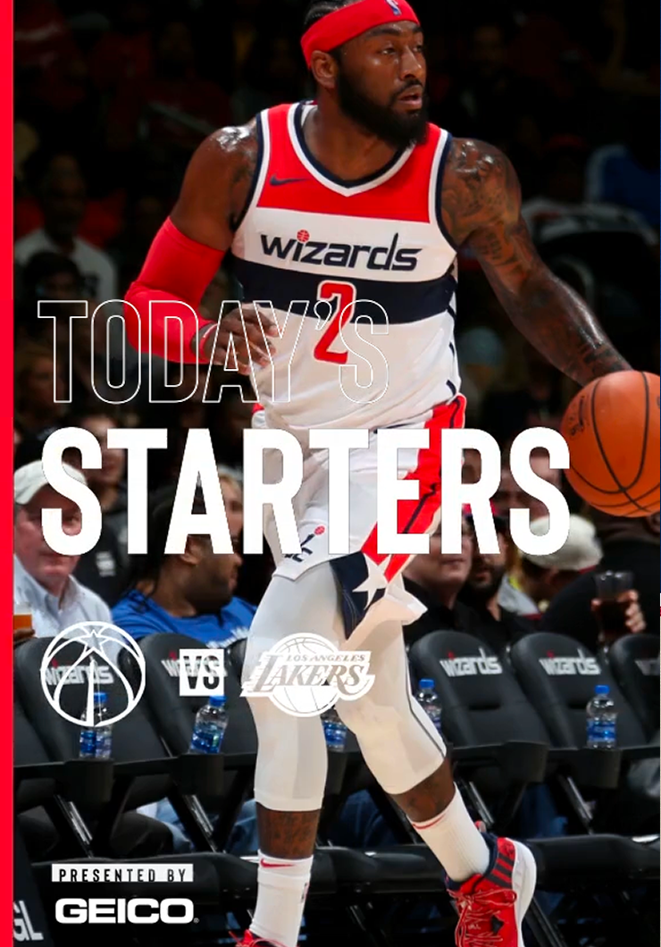 NBA Washtington Wizards Starting Five