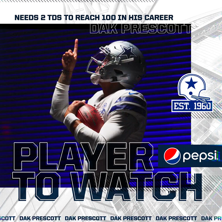 NFL Dallas Cowboys Player to Watach